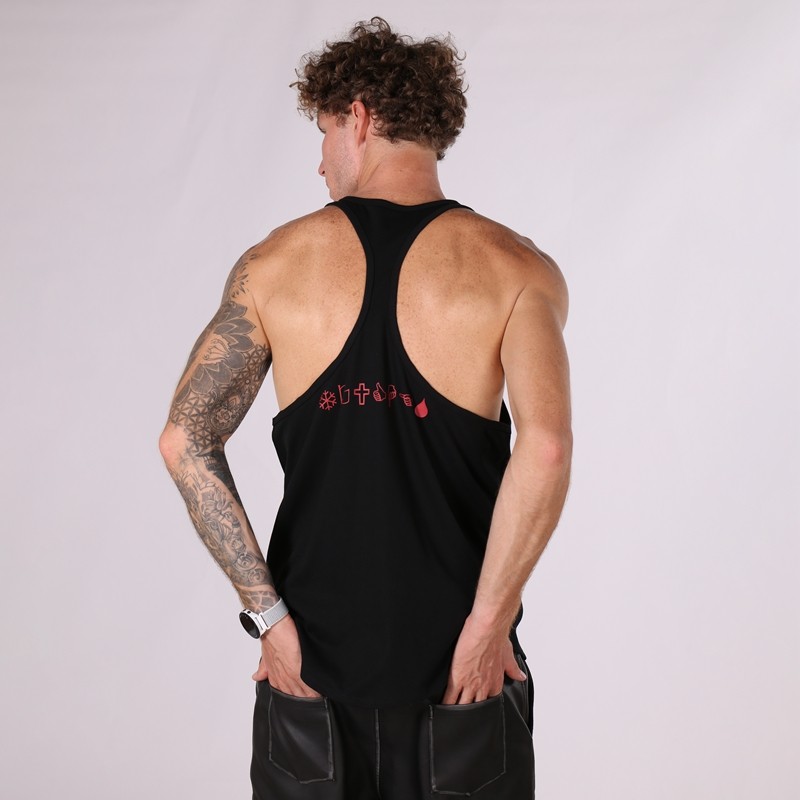 Men's Puff Print Sports Vest