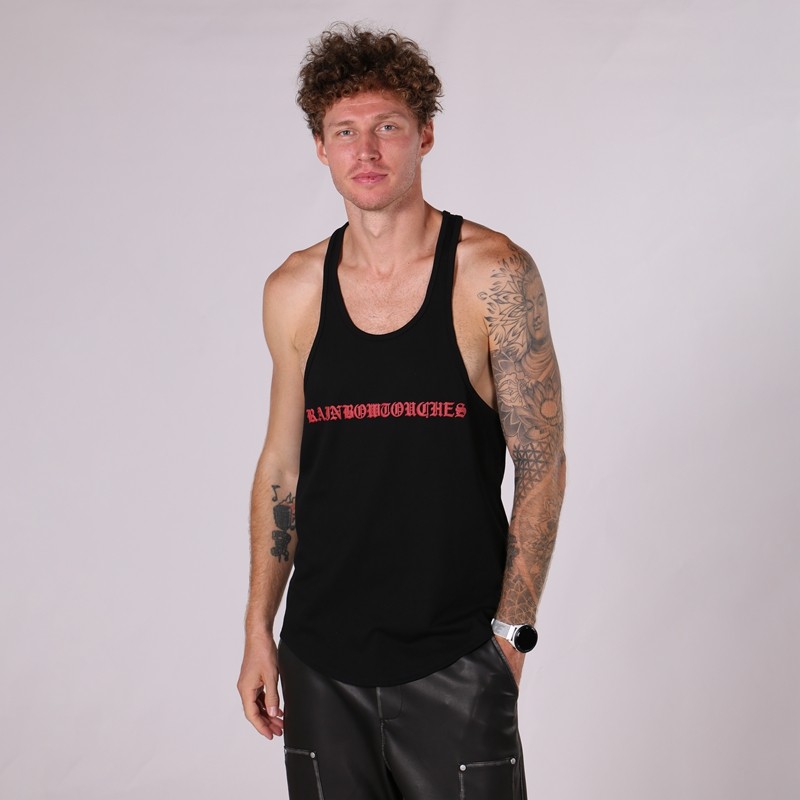 Men's Puff Print Sports Vest