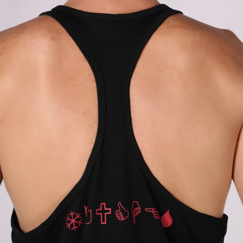 Men's Puff Print Sports Vest