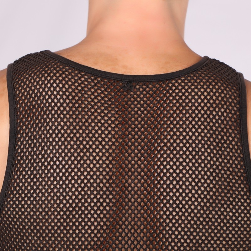 Mesh Cotton Vest Men