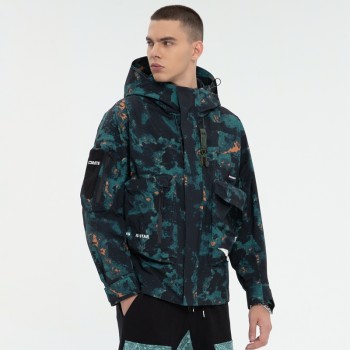 Digital Print Functional Windbreaker Men | Water-resistant | Screen Print | Clothing Manufacturer