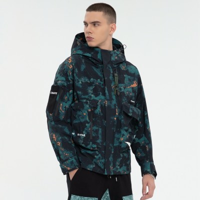 Digital Print Functional Windbreaker Men | Water-resistant | Screen Print | Clothing Manufacturer
