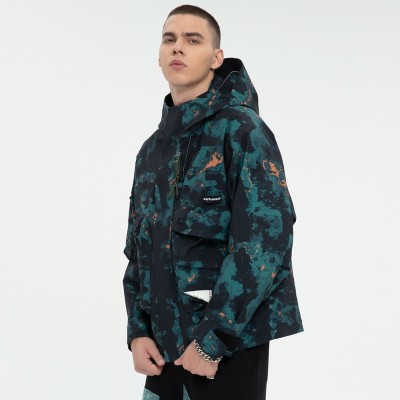 Digital Print Functional Windbreaker Men | Water-resistant | Screen Print | Clothing Manufacturer