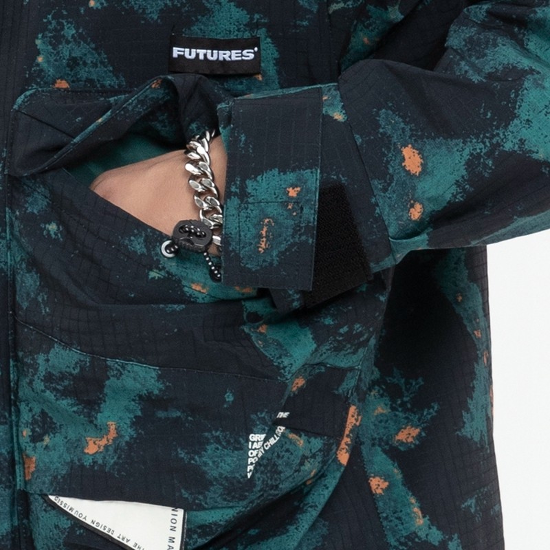 Digital Print Functional Windbreaker Men