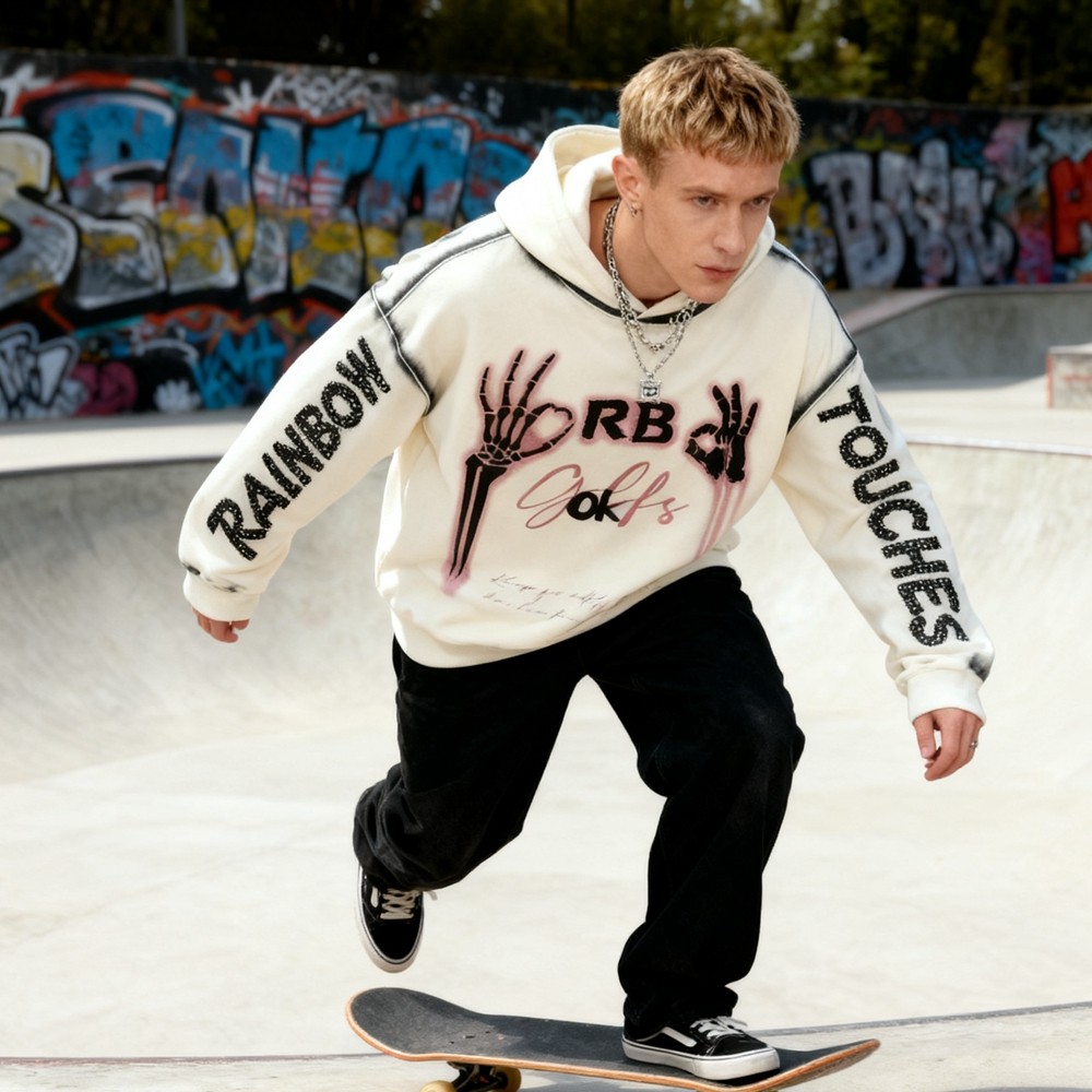 Trendy Street Hoodie Men