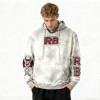 Men's Acid Wash Hooded Hoodie | Patch Embroidery + Rhinestones + Spray | Streetwear Manufacturer