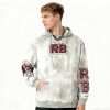 Men's Acid Wash Hooded Hoodie | Patch Embroidery + Rhinestones + Spray | Streetwear Manufacturer