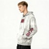 Men's Acid Wash Hooded Hoodie | Patch Embroidery + Rhinestones + Spray | Streetwear Manufacturer