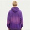 Purple Spray Hoodie Men | Flocked + Spray + Rhinestone | Streetwear | B2B Wholesale