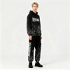Acid Wash Hoodie Set Men | 100% Cotton | Wash + Spray+ Rhinestone | OEM Streetwear