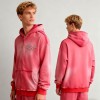 Acid Wash Zip-up Hooded Hoodie Men | Rhinestone + Spray | Streetwear Manufacturer