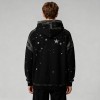 Starry Night Rhinestone Hoodie Men | 100% Cotton | Spray + Rhinestone | B2B Wholesale