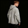Men's Distressed Rhinestone Hoodie | Acid Wash + Rhinestone | B2B Streetwear Custom