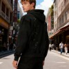 Men's Embroidered Hoodie | Rhinestone + Embroidery | Urban Streetwear | B2B Wholesale