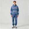 Men's Vintage Washed Hoodie Set | Acid Wash + Rhinestone | Street Fashion | B2B Wholesale