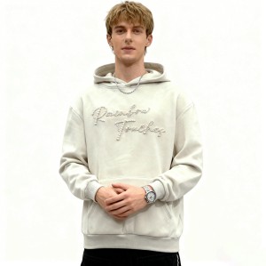 Pearl Embellished Hoodie | Cozy Streetwear Sweat | Custom Streetwear Manufacturer