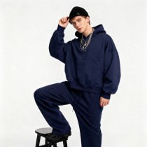 Oversized Hoodie | Boxy Fit | Cropped Style | Curved Pocket | Raglan Sleeves | Custom Streetwear Manufacturer