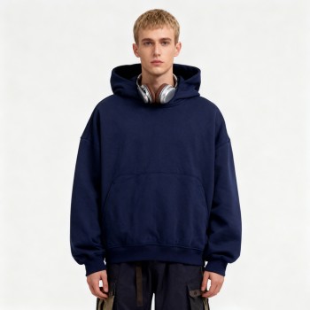 Oversized Hoodie | Boxy Fit | Cropped Style | Curved Pocket | Raglan Sleeves | Custom Streetwear Manufacturer