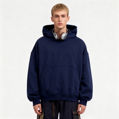 Oversized Hoodie | Boxy Fit | Cropped Style | Curved Pocket | Raglan Sleeves | Custom Streetwear Manufacturer