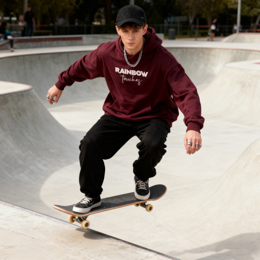 Silk Screen Print Hoodie