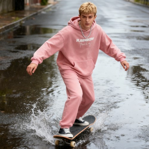 Custom Foam Print Hoodie | Silk Screen Streetwear Sweatshirt | OEM Streetwear