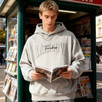 Embossed Hoodie | Silk Screen & Embossed Streetwear | Custom Clothing Manufacturer