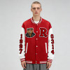 Custom Men's Fashion Jacket|Streetwear Varsity Jacket with Towel Embroidery| Custom Streetwear Manufacturer