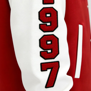 Custom Men's Fashion Jacket|Streetwear Varsity Jacket with Towel Embroidery| Custom Streetwear Manufacturer