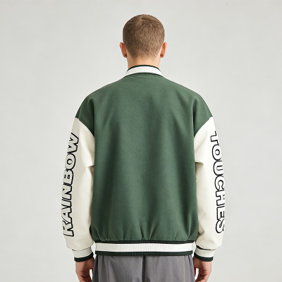 Custom Embroidered Varsity Jacket | RT Design | Rainbow Touches | Custom Streetwear Manufacturer