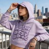 Embroidered & Foam Print Crop Hoodie | Trendy Street Style | Custom Clothing Manufacturer