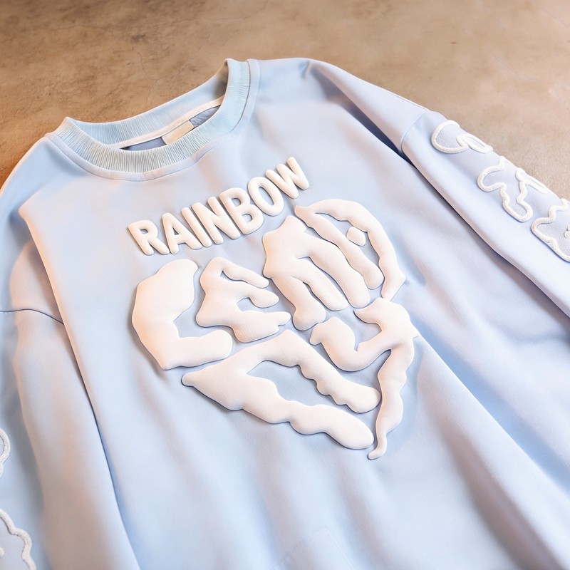 Custom Foam Print Hoodie