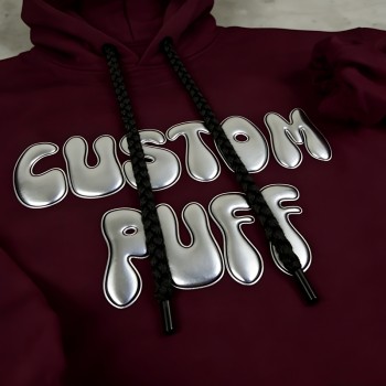 Custom Puff Print Hoodie | 100% Cotton | Trendy Streetwear Style | Streetwear Clothing Manufacturer