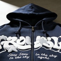 3D Puff Print & Embroidery Hoodie | Trendy Streetwear Outerwear | OEM Streetwear