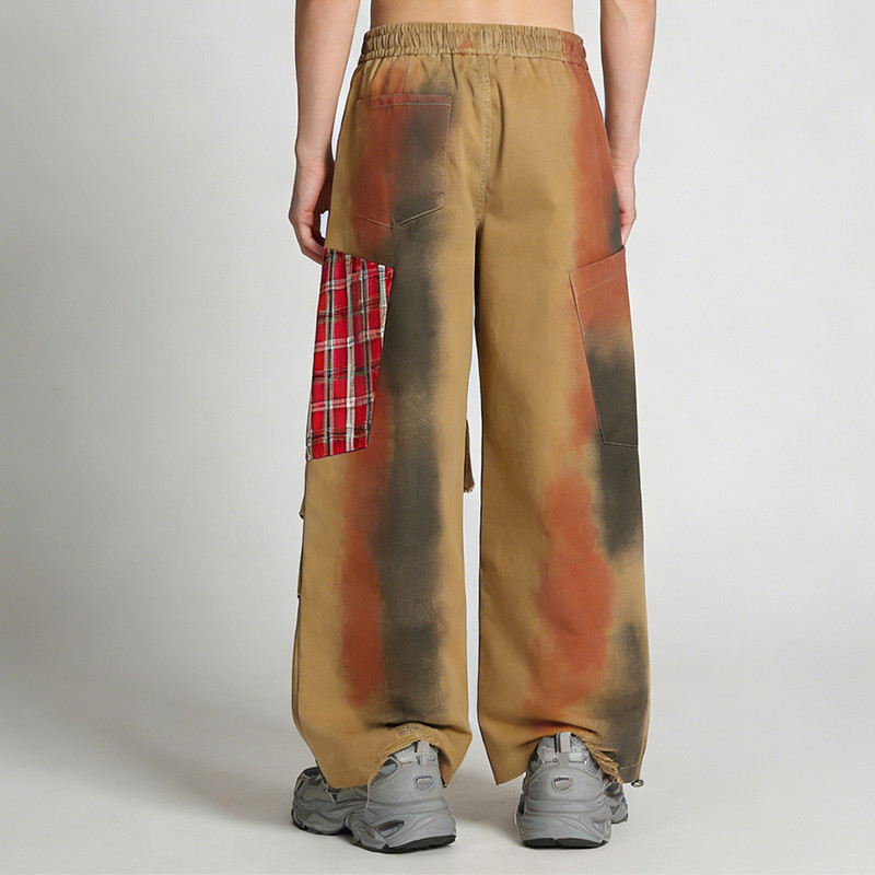 Patchwork Rhinestone Pants