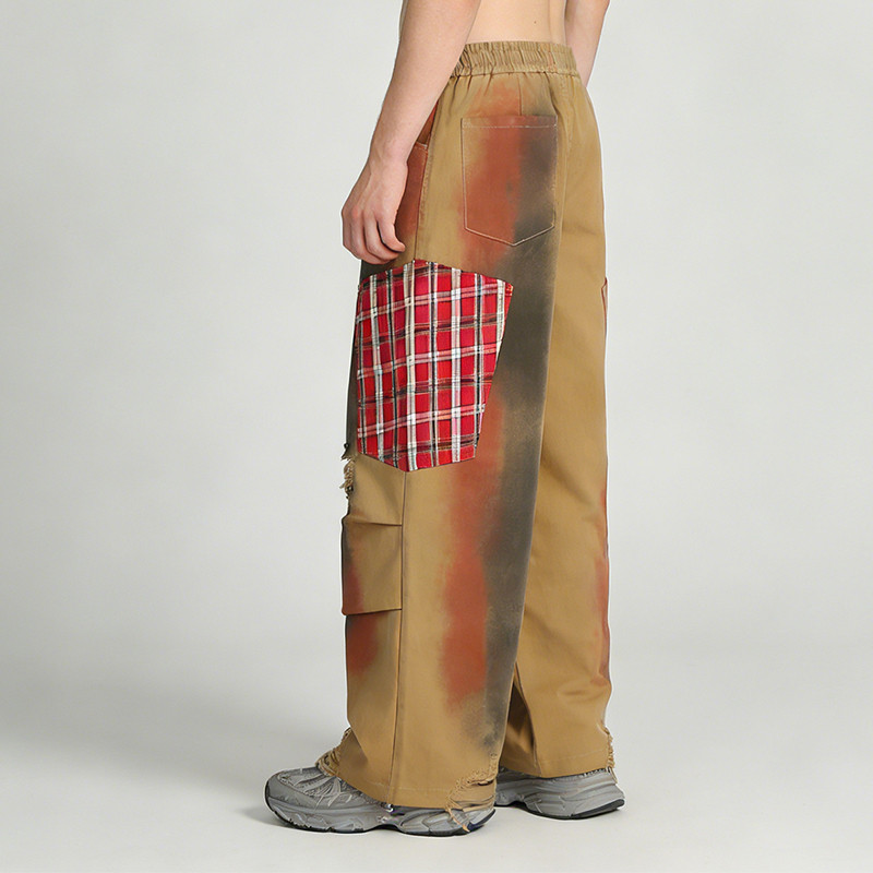 Tie-Dye Ripped Pants