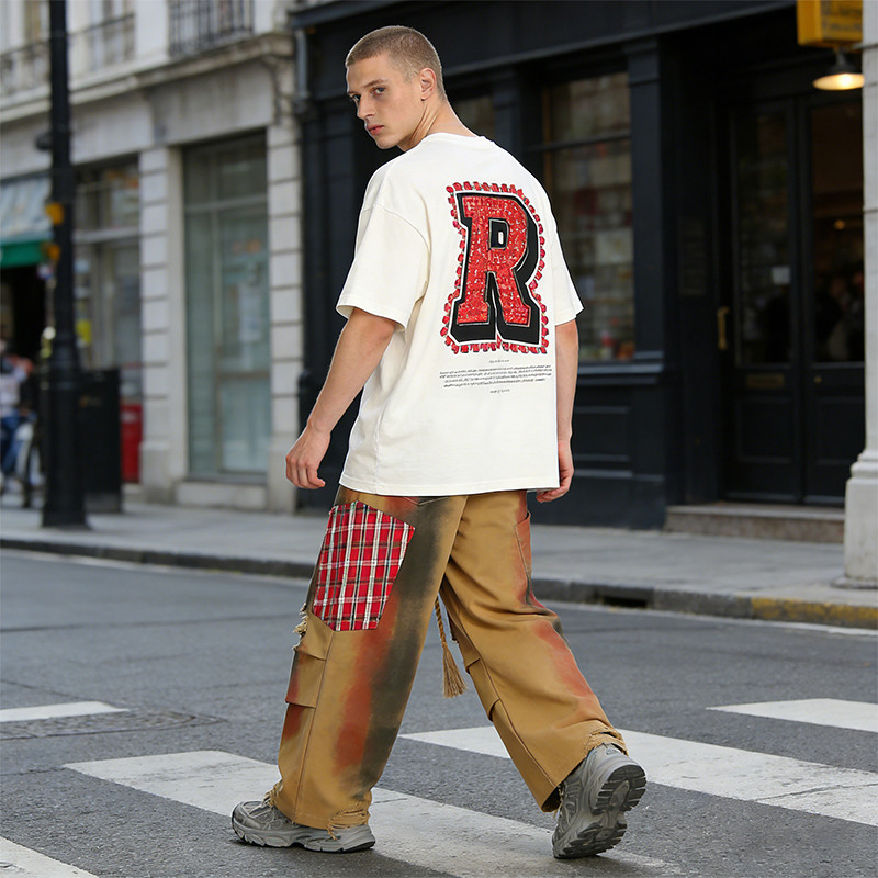 Tie-Dye Ripped Pants
