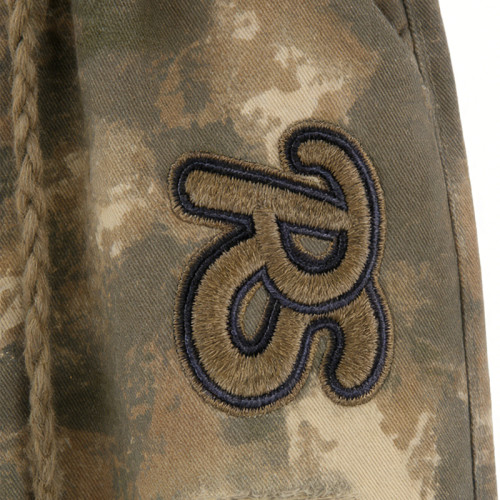 Wholesales Ripped Camo Pants | Spray Paint | Washed | Patchwork Embroidery | OEM Streetwear