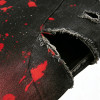 Ripped Jeans with Rhinestones & Splatter Paint | Distressed Pants | Custom Streetwear Manufacturer