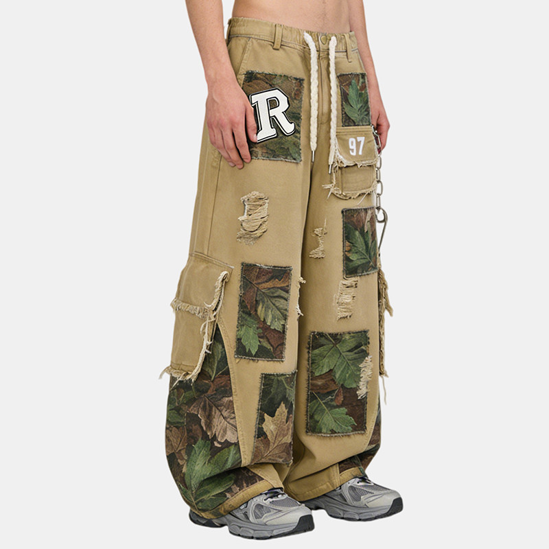 Patchwork Cargo Pants