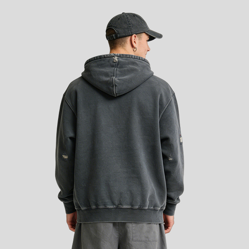 Rainbow Hooded Zip-Up Hoodies