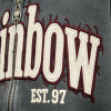 Rainbow Hooded Zip-Up Hoodies | Vintage Wash | Distressed | Applique | Custom Streetwear Manufacturer