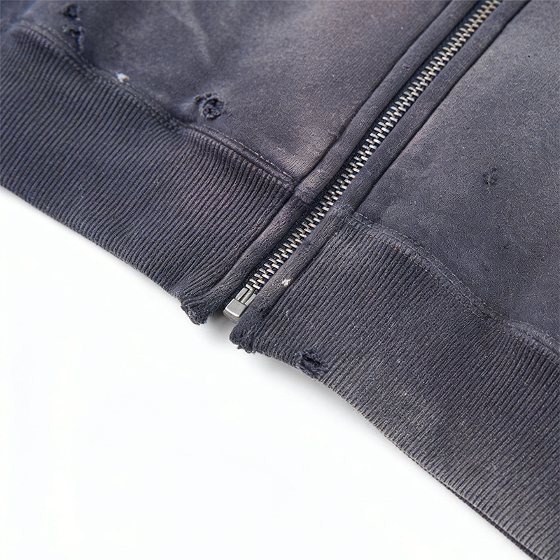 Washed Distressed Hoodie