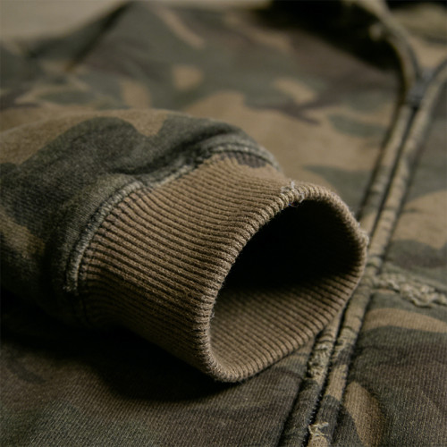 Distressed Camouflage Hoodie | Ripped Design & Digital Print | OEM Streetwear