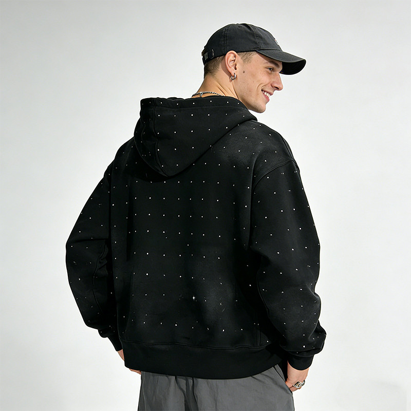 Rainbow Studded Hoodie