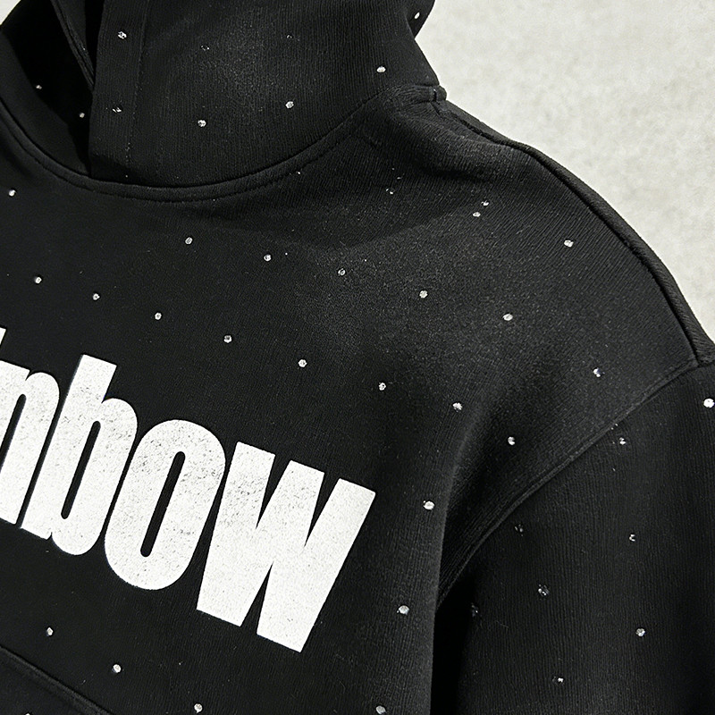 Rainbow Studded Hoodie