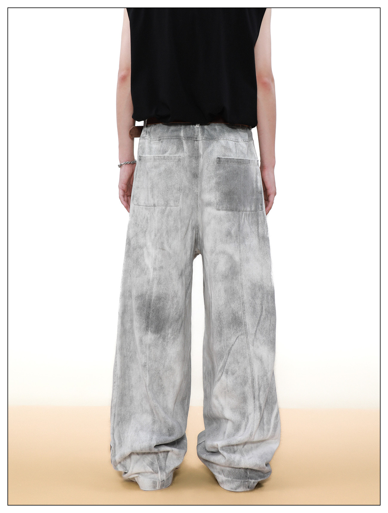 Double Waist Cargo Jeans