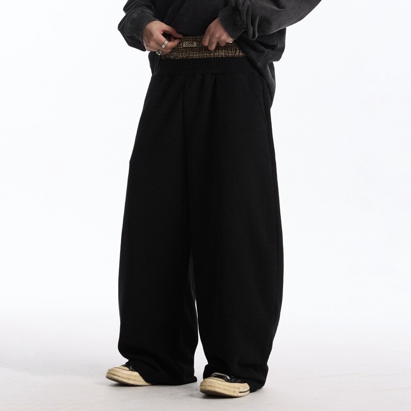 American vintage double waisted Pants