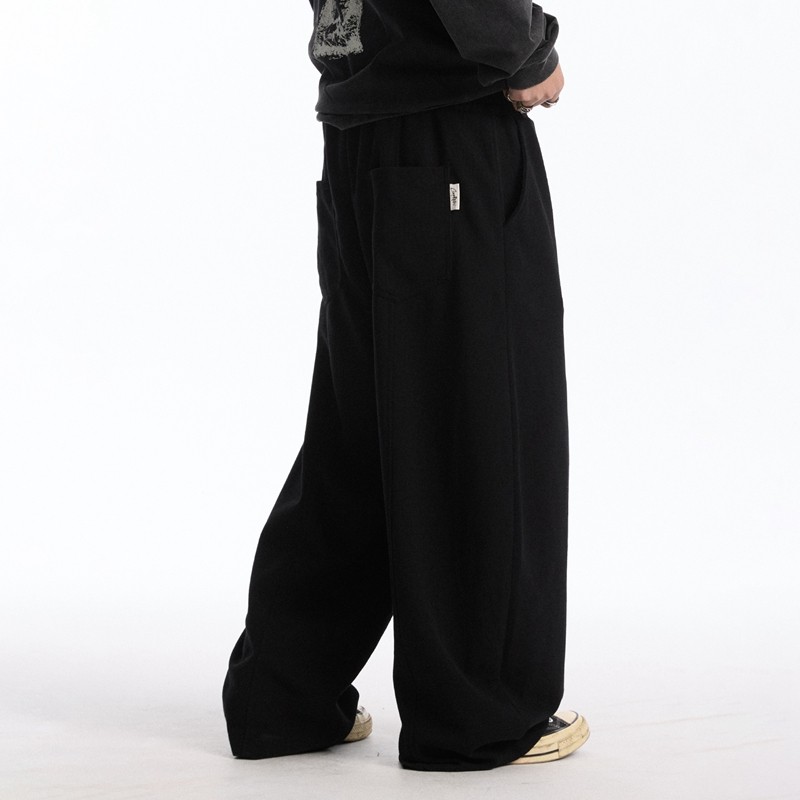 American vintage double waisted Pants