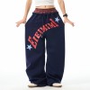 Vintage Letter Print Sweatpants | Cotton Poly Blend | Street & Loungewear | Custom Streetwear