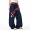 Vintage Letter Print Sweatpants | Cotton Poly Blend | Street & Loungewear | Custom Streetwear
